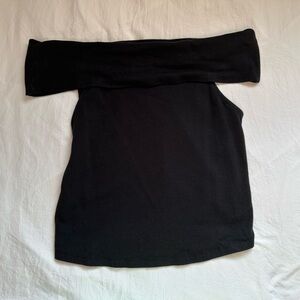NWOT Aerie Black Off-Shoulder Top